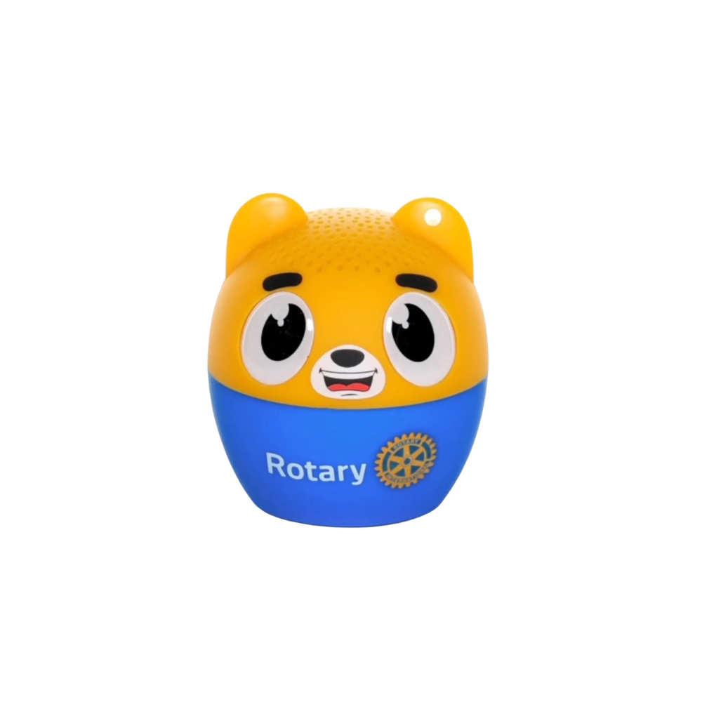 [BITTYROTARY/NEW] Mini Bocina Portátil Bitty Boomers Rotary Retro Teléfono Vintage Inalámbrica Bluetooth Amarillo/Azul