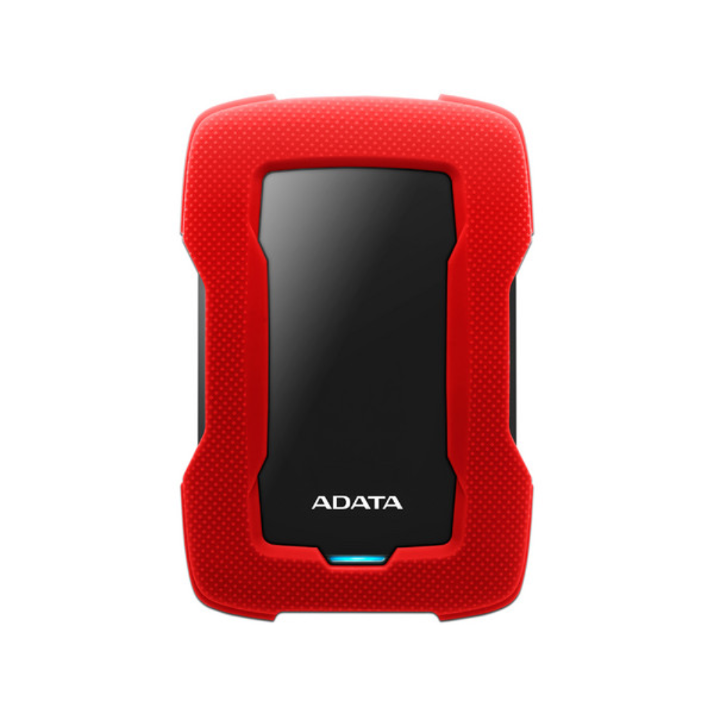 [AHD330-1TU31-CRD] Disco Duro Externo ADATA HD330 2.5" 1TB USB 3.1 / USB 3.2 Gen 1 Antigolpes Portátil Mac y PC Rojo/Negro