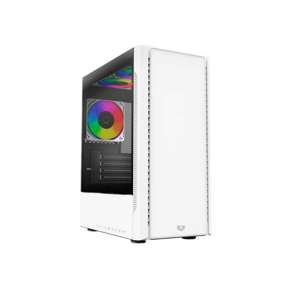 [BR-936101] Gabinete Gamer Balam Rush NYX GI730 Micro ATX Cristal Templado USB 3.0 Blanco