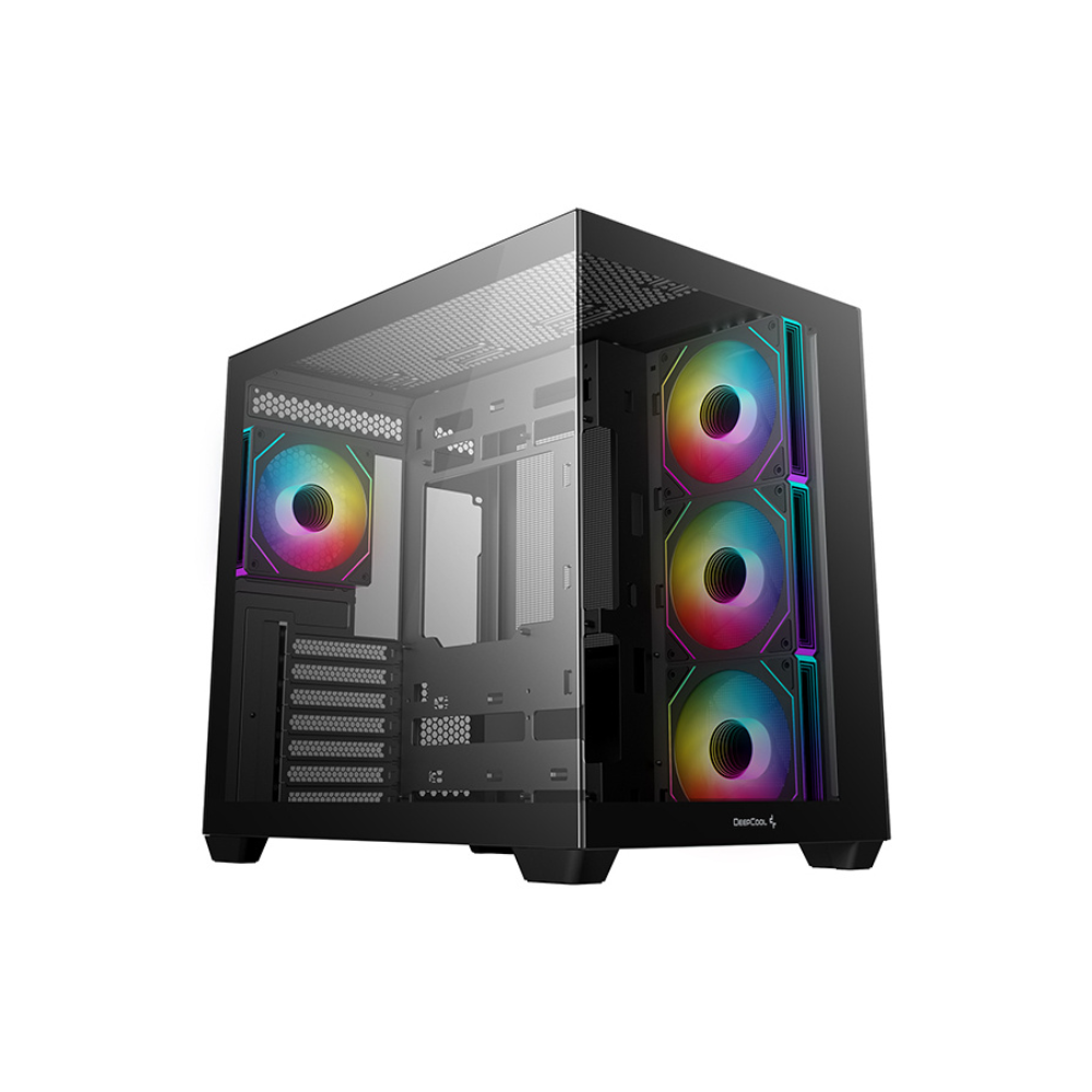 [R-CG530-BKADA4-G-1] Gabinete Gamer DeepCool CG530 4F ATX Cristal Templado 4 Ventiladores ARGB USB 3.0 Negro