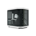 [CS-HYTE-Y70-BW] Gabinete Gamer HYTE Y70 Edición Estándar Cámara Dual Vista Panorámica E-ATX Cristal Templado Cable Riser PCIe 4.0 USB Type-C Blanco/Negro