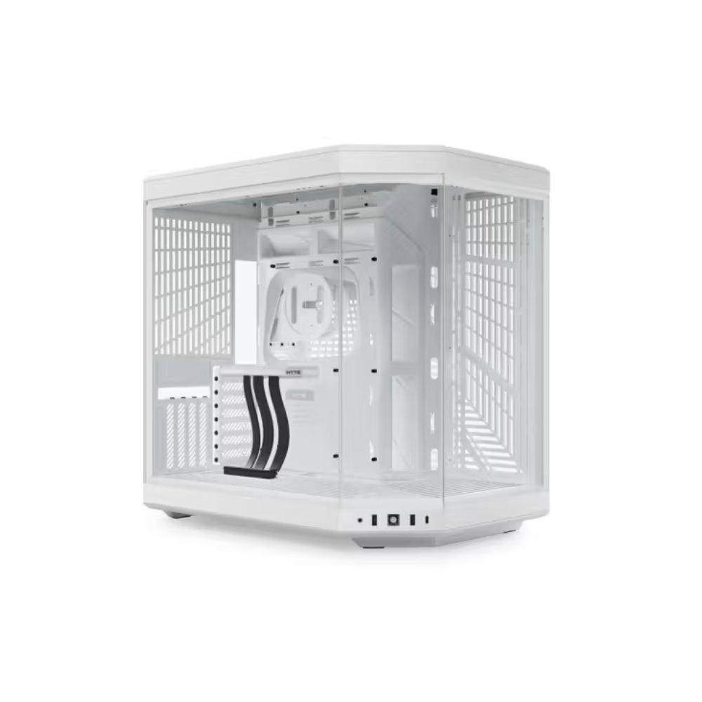 [CS-HYTE-Y70-WW] Gabinete Gamer HYTE Y70 Edición Estándar Cámara Dual Vista Panorámica E-ATX Cristal Templado Cable Riser PCIe 4.0 USB Type-C Blanco