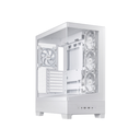 [A31 TG WHITE] Gabinete Gamer ASUS A31 TG White Media Torre ATX Cristal Templado Compatible BTF Malla Mesh Blanco