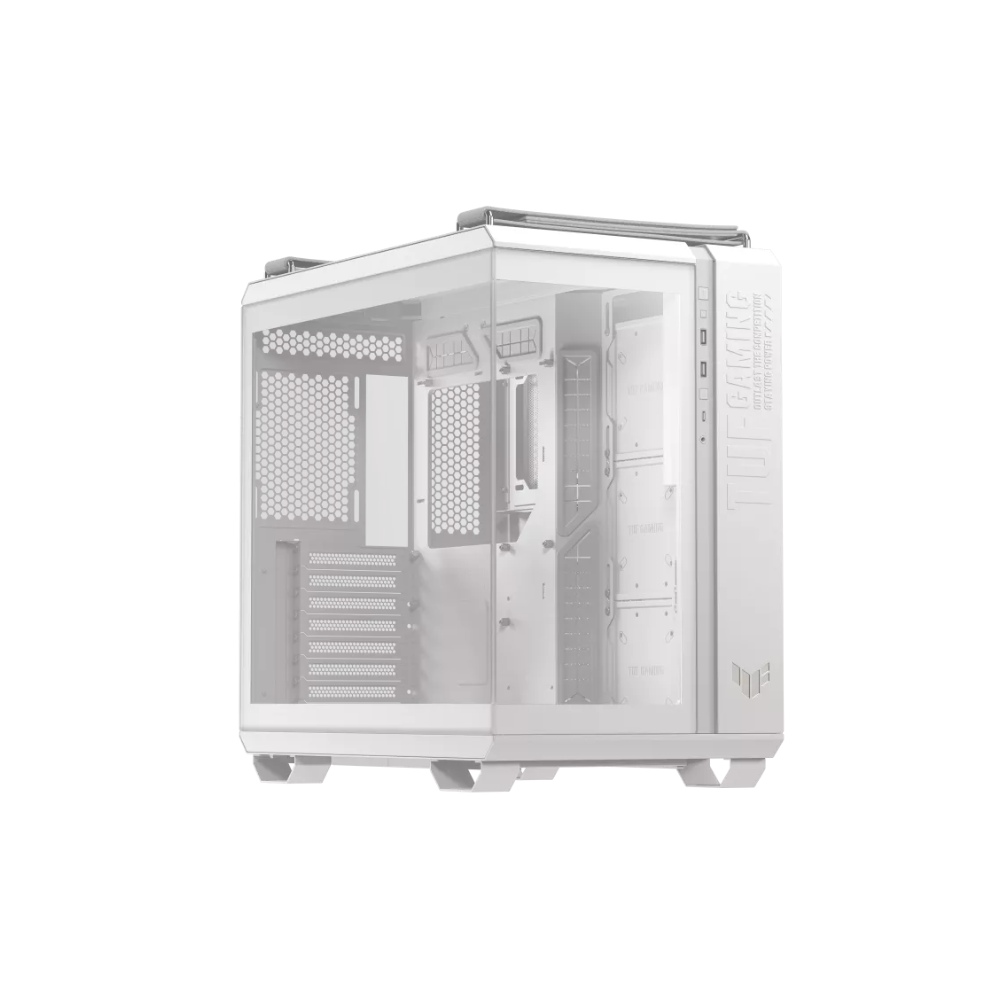 [TUF GAMING GT502 HORIZON WHITE] Gabinete Gamer ASUS TUF Gaming GT502 Horizon White ATX Cristal Templado USB Type-C Blanco