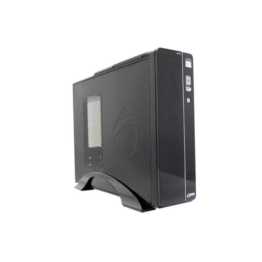 [gapc-301] Gabinete Acteck Bern Slim TD-510 Delgado Micro ATX Incluye Fuente de Poder 500W USB 2.0 Negro