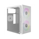 [AC-939515] Gabinete Gamer Acteck Fuji GC470 White Micro ATX Incluye Fuente de Poder 500W 2 Ventiladores USB 3.0 Blanco