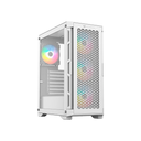 [BR-938846] Gabinete Gamer Balam Rush Carbono Twin Mate 5000 White ATX Cristal Templado 4 Ventiladores RGB USB 3.0 Sin Fuente Blanco