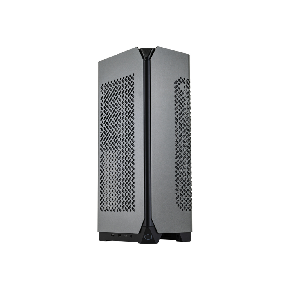 [NR100-MNNN85-SL0] Gabinete Gamer Cooler Master NCORE 100 MAX Gray Mini-ITX Fuente 850W SFX Gold 1 Ventilador Instalado USB-C Gris