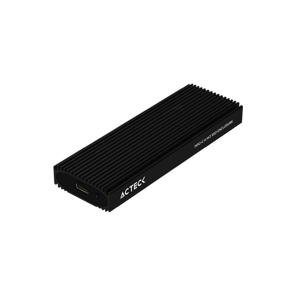 [AC-936453] Gabinete de SSD Acteck Armor Pro HC660 Enclosure M.2 NVMe PCIe USB-C 3.2 Negro