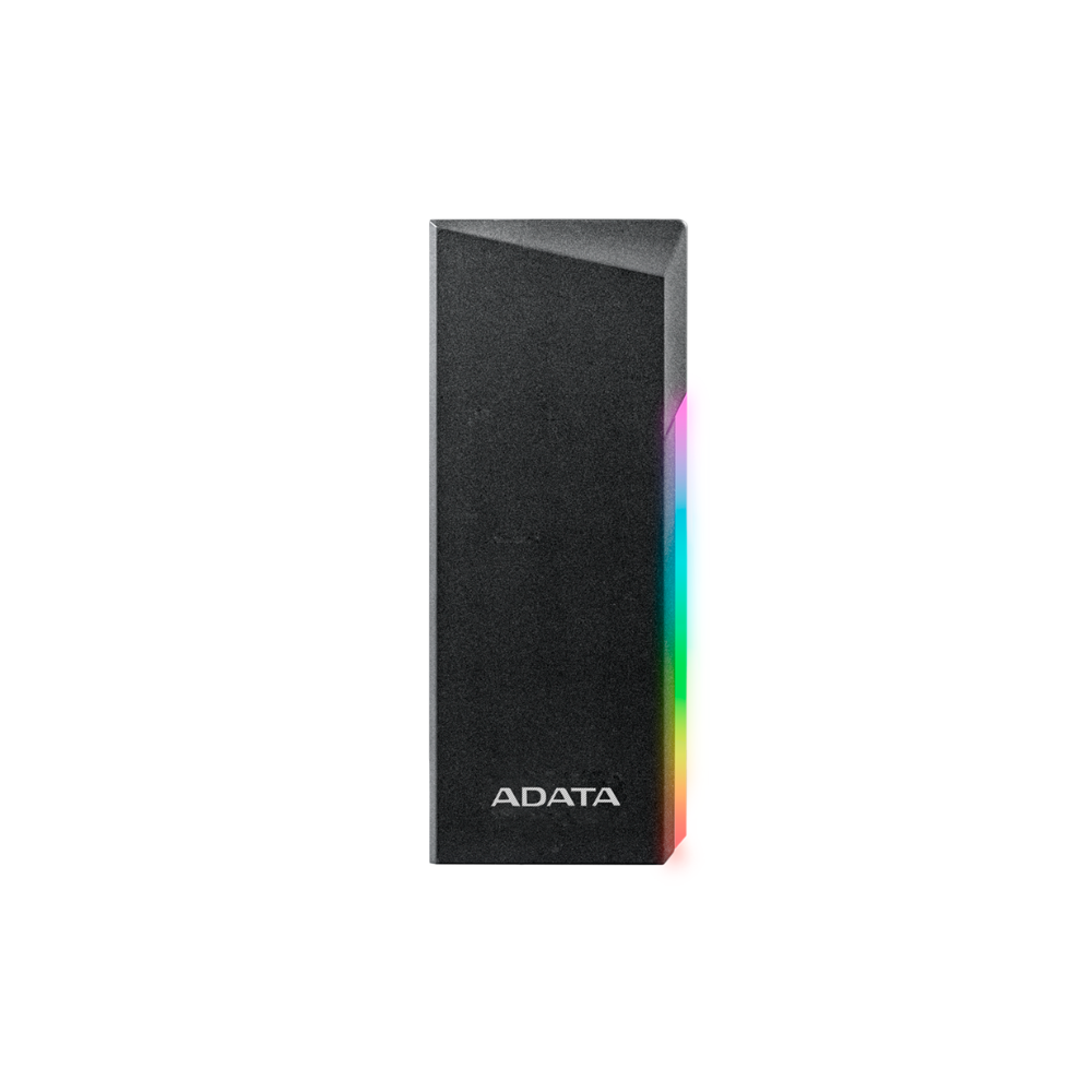 [AEC700GU32G2-CGY] Gabinete de SSD Adata EC700G RGB Enclosure M.2 NVMe PCIe SATA USB 3.2 Gen 2 Negro