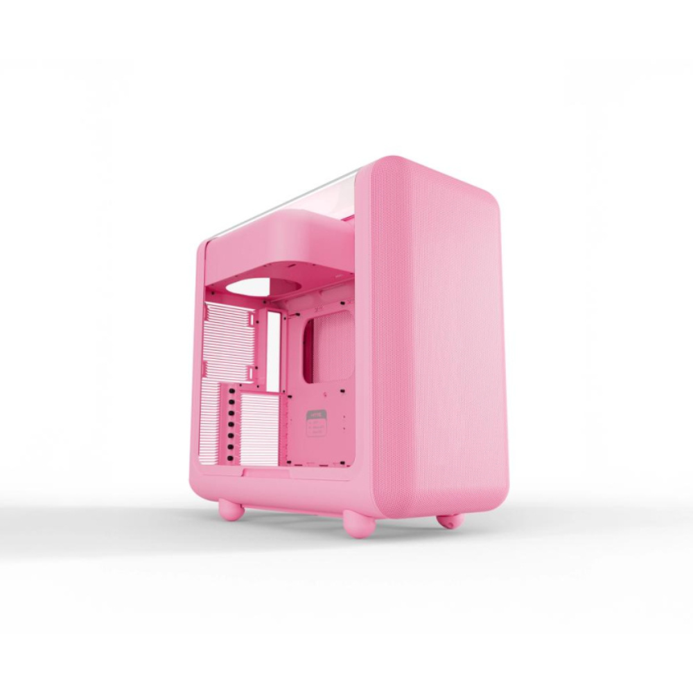 [CS-HYTE-X50G-SM] Gabinete HYTE X50 Midi-Tower Cristal Templado E-ATX Sin Fuente Sin Ventiladores Rosa