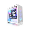 [CM-H72FW-R1] Gabinete NZXT H7 Flow RGB Mid-Tower Cristal Templado Malla ATX 3x Ventiladores RGB Blanco