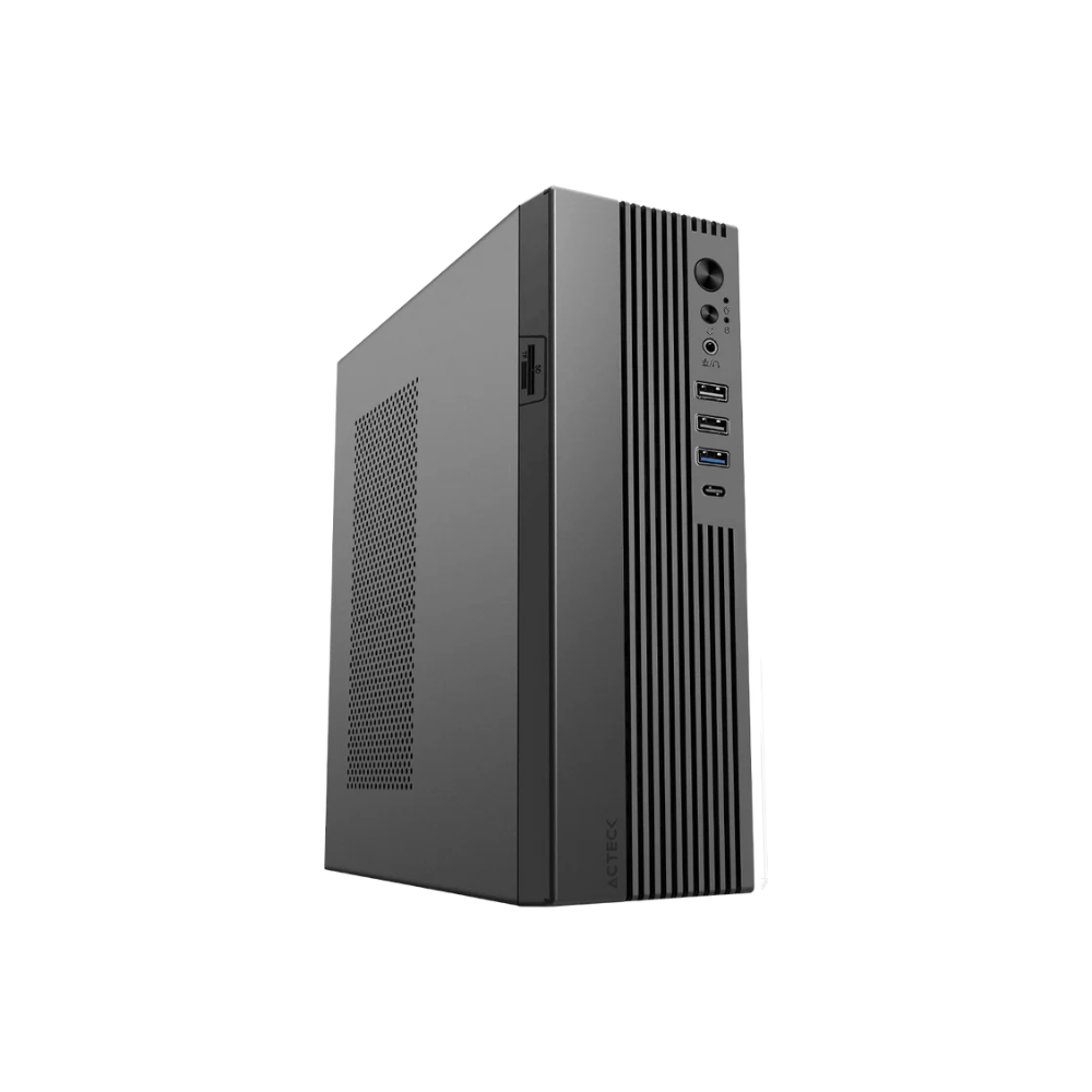 [AC-943086] Gabinete Slim Acteck Onex GS450 Mini Torre Micro-ATX Fuente 400W 1x Ventilador Negro