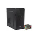 [STPGAC5B] Gabinete Stylos Gabinete Mini Mini-Tower Micro-ATX USB 3.0 Fuente 500W Incluida Sin Ventiladores Negro