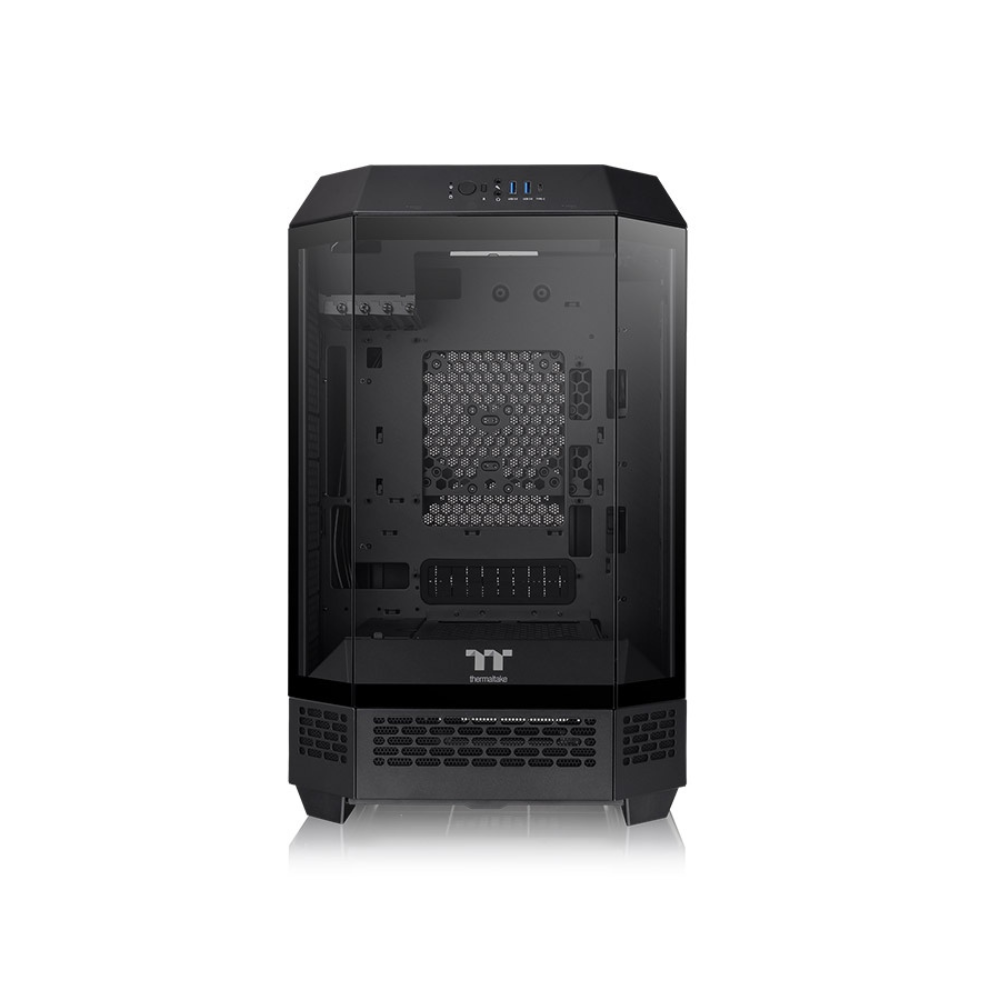 [CA-1Y4-00S1WN-00] Gabinete Thermaltake The Tower 300 Micro Tower Cristal Templado Panorámico Sin Fuente 2x Ventiladores Negro