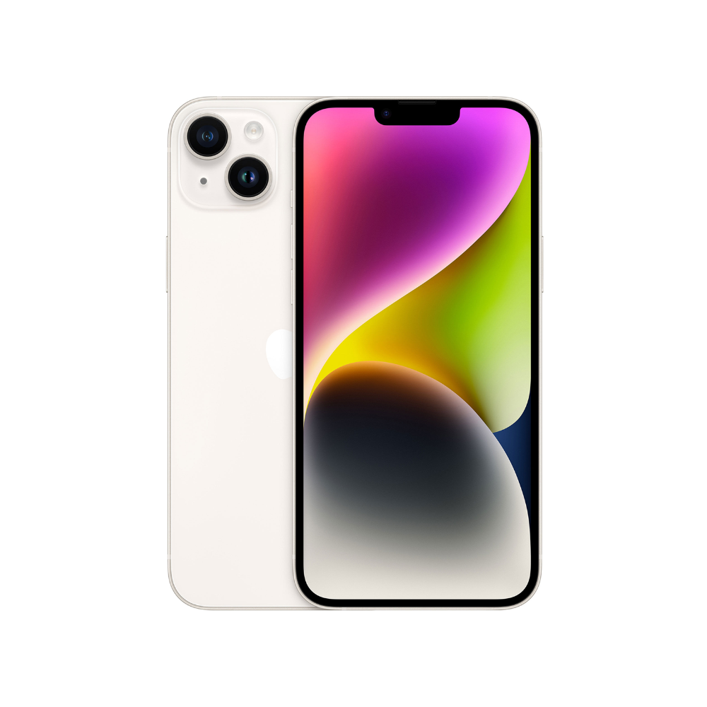 [IPH14+-128GB-STRL/RFB] Smartphone Apple iPhone 14 Plus, 6.7", 6GB RAM, 128GB, Reacondicionado, Blanco