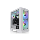 [CA-1P6-00M6WN-00] Gabinete Thermaltake View 300 MX Snow Midi-Tower Cristal Templado E-ATX Sin Fuente 3x Ventiladores ARGB Blanco