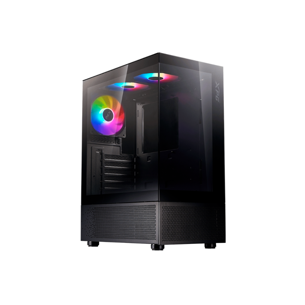 [INVADERXMINIMT-BKCWW] Gabinete XPG INVADER X Mini Mini-Tower Cristal Templado Panorámico Sin Fuente 5x Ventiladores Negro