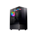 [INVADERXMINIMT-BKCWW] Gabinete XPG INVADER X Mini Mini-Tower Cristal Templado Panorámico Sin Fuente 5x Ventiladores Negro