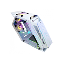 [XZGAIRRGBW] Gabinete XZEAL IR02 Midi-Tower Cristal Templado Micro-ATX Sin Fuente 4x Ventiladores RGB Blanco