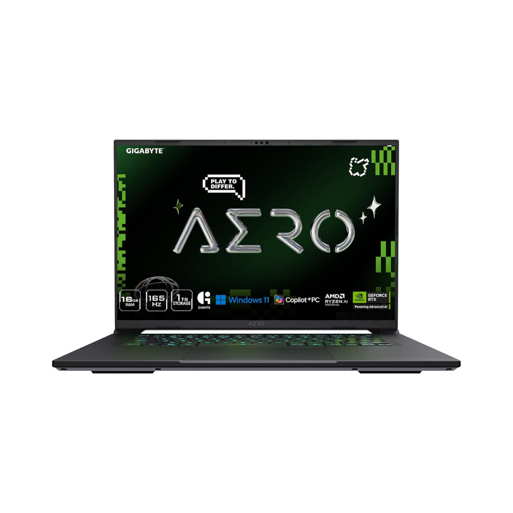 [GIGABYTE AERO X16 1VH93LAC94DH] Laptop Gamer Gigabyte AERO X16 16" 165Hz AMD Ryzen AI 7 350 16GB DDR5 1TB SSD NVIDIA GeForce RTX 5060 Teclado Español Windows 11 Home Gris